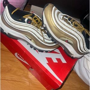 Gold Woman’s Nikes